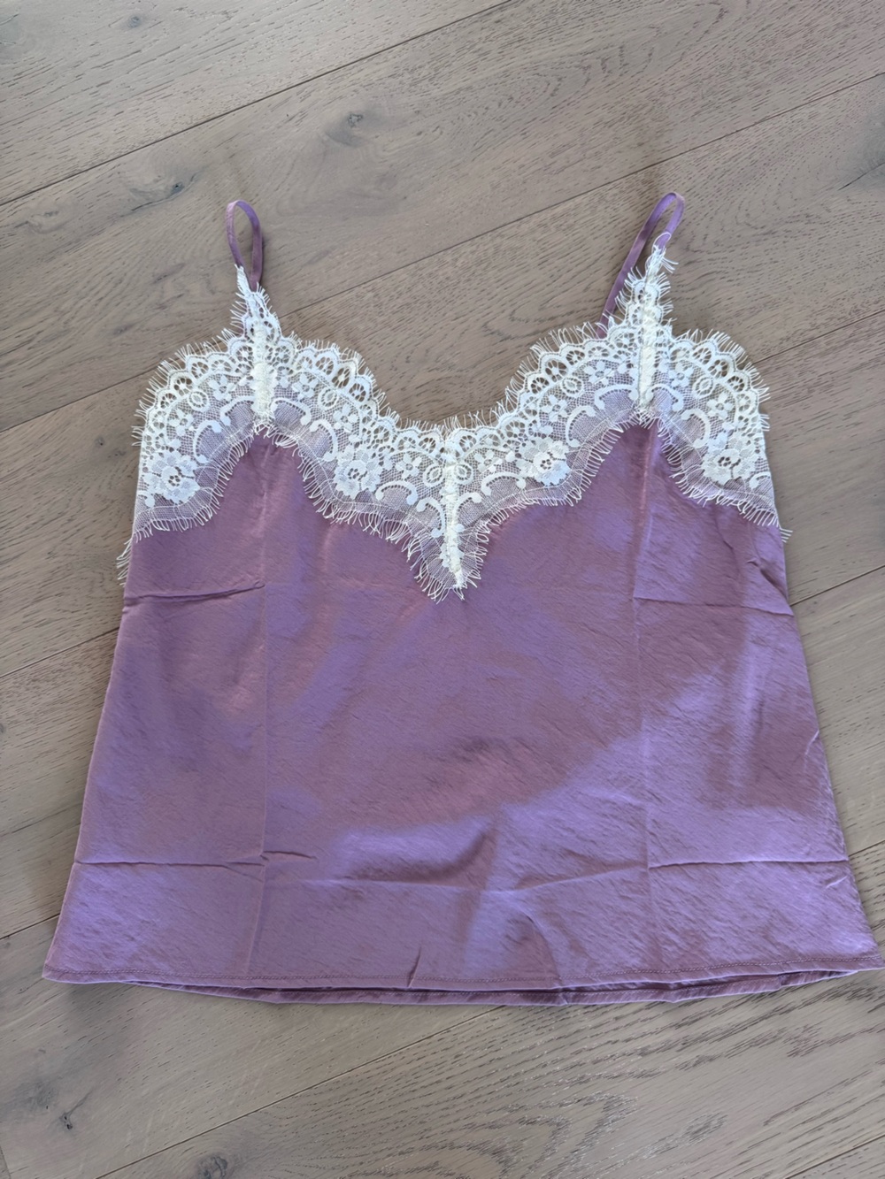 Gap Satin Lace Camisole – Dusty Rose – Size S